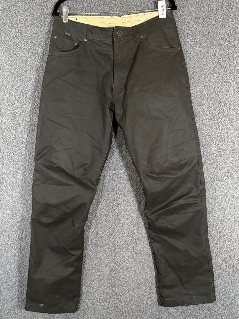 Kuhl Hot Rydr Flannel Lined Vintage Patina Dye Pants - Men's Size 32*32 - Brown